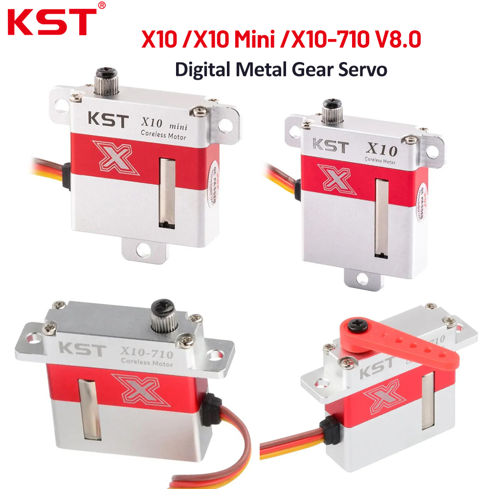 Drone Helicopter Rc - KST X10/X10 Mini/ X10-710 V8.0 デジタルメタルギアサーボ