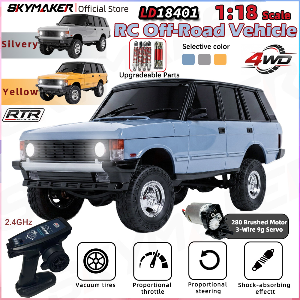Drone Or Rc Car - LDRC LD18401 1/18 RCカー 4WD 2.4GHz