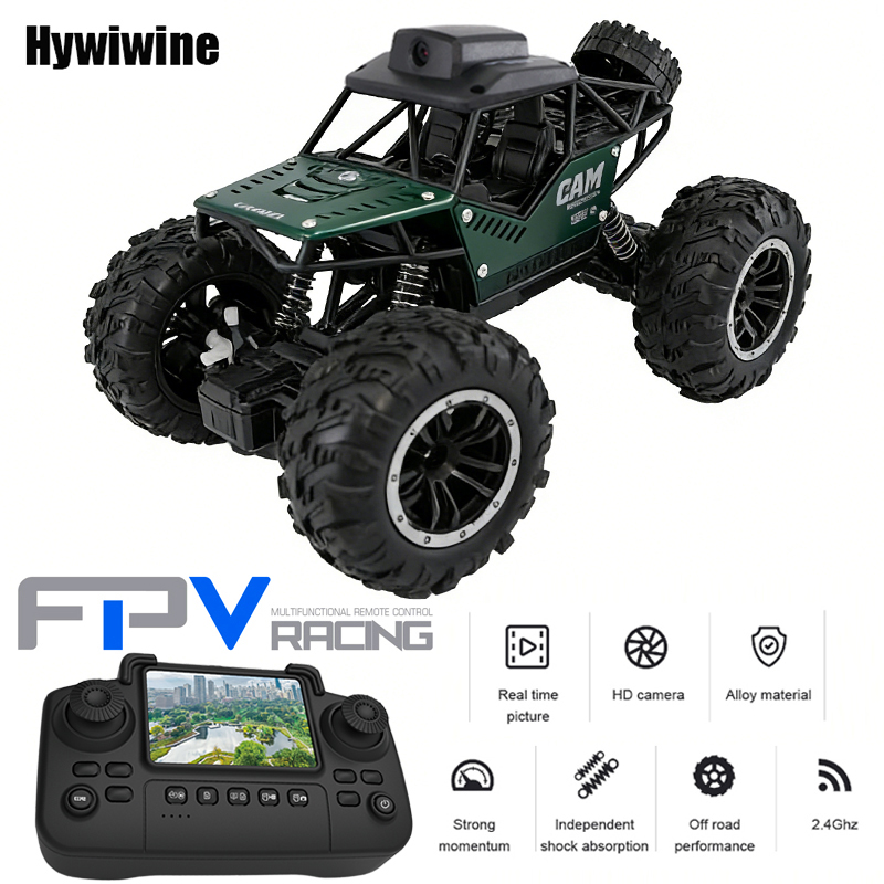 Drone Bike Rc - カメラ付きラジコンカー LCDリモコン FPVリアルタイム伝送 高速2.4gリモコンカー 写真撮影可能 子供と大人向けのおもちゃ