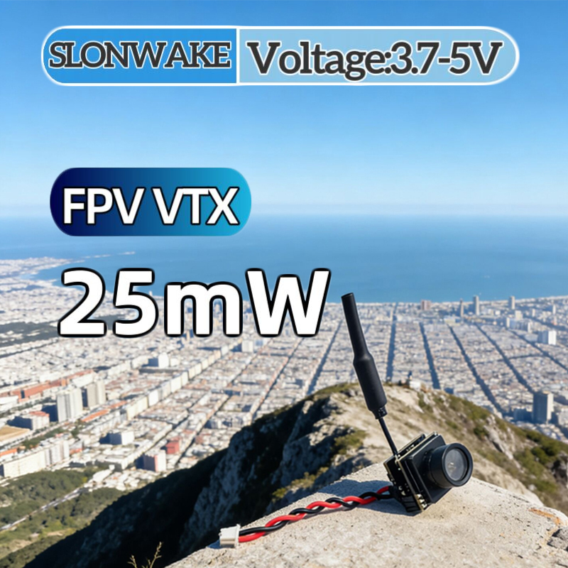 Drone Rc Mini - SLONWAKE FPV 25mW パワーシミュレーション VTX 統合型送信機と