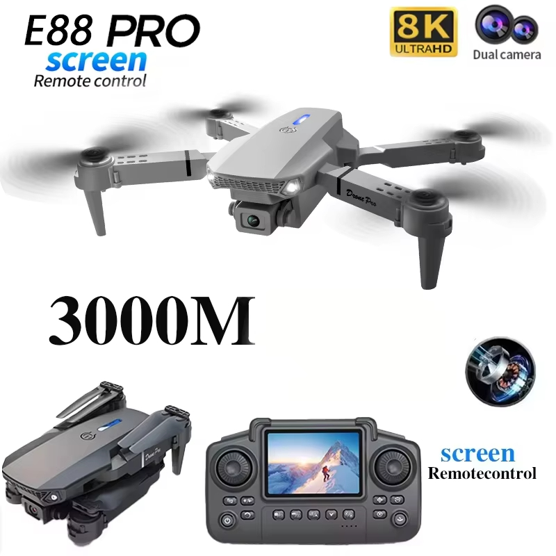 Drone E88 Rc Quadcopter - 2026年新型E88ドローン 8K HDカメラ搭載 空撮 5G WIFI