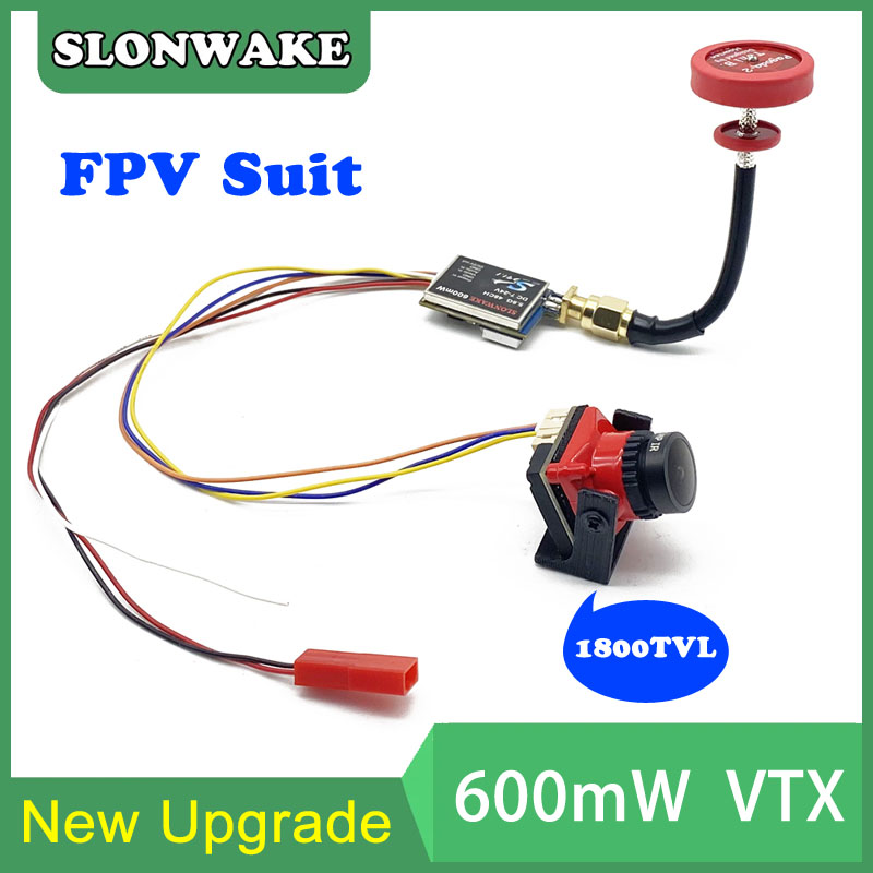 Drone Rc Mini - すぐに使える5.8G 48CH 600mWビデオ送信機とCmos 1800TVLミニFPVカメラ2.1mmレンズ調整可能 RC FPVレーシングドローン用