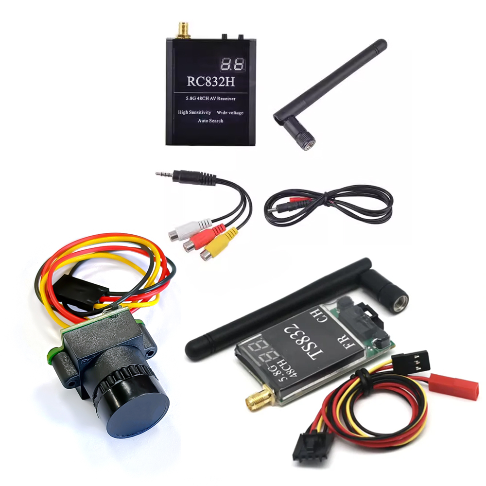 Drone Kf Rc - TS832 レシーバー +RC832 +1000TVL カメラ 48CH