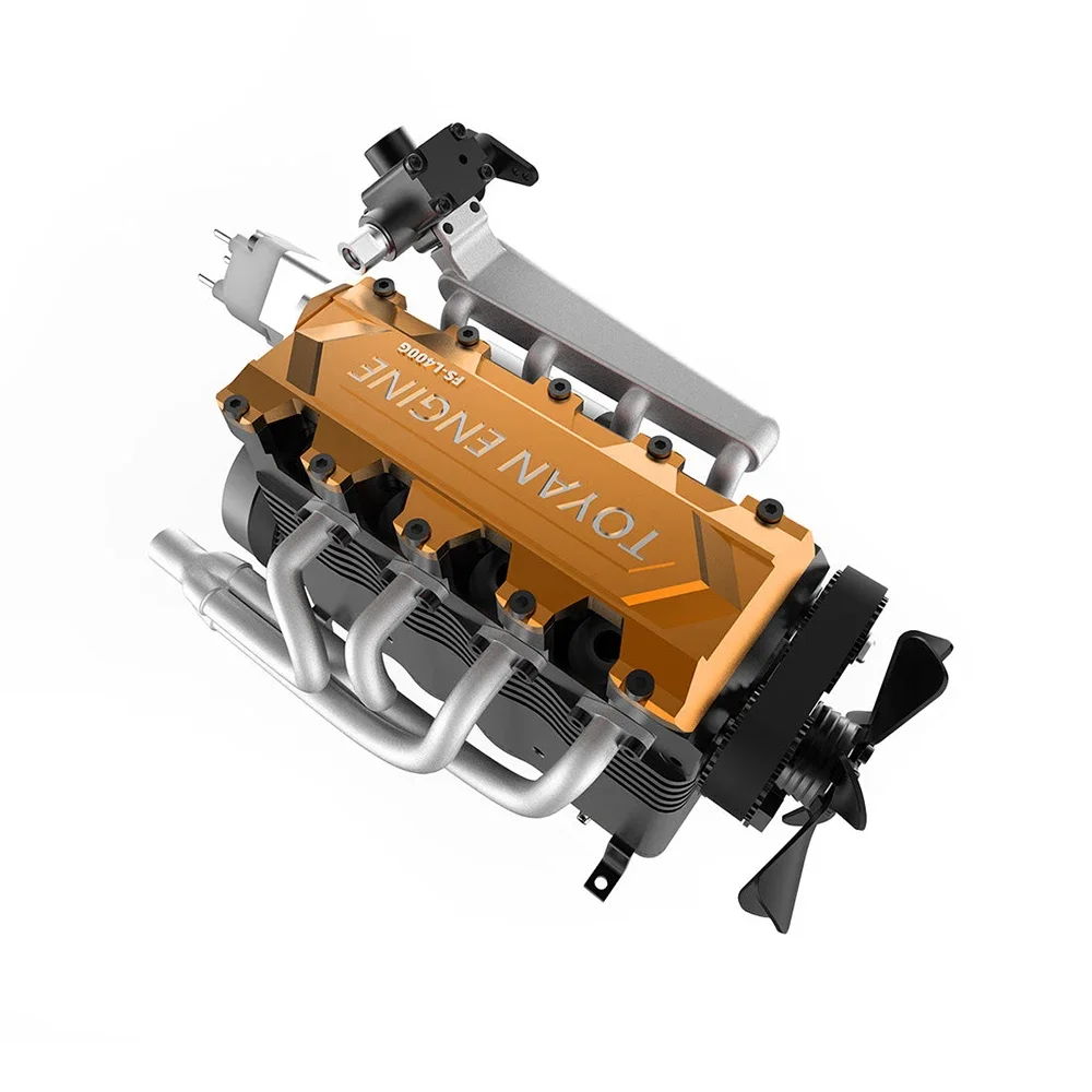 Rc Boat - 2025TOYAN FS-L400BGC 14cc 直列4気筒4ストローク水冷式組立ガソリンエンジンモデル RCモデルカー 船舶