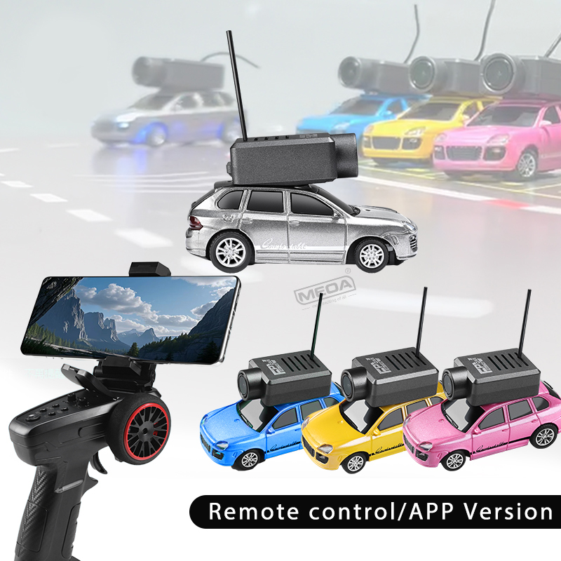 Drone Or Rc Car - Wltoys 6401-C 1/64 FPVミニRCカー＆ランウェイマット 2.4GHz一人称視点ジャイロスコープ搭載リモートコントロールカー HDカメラ付きレーシングトイ