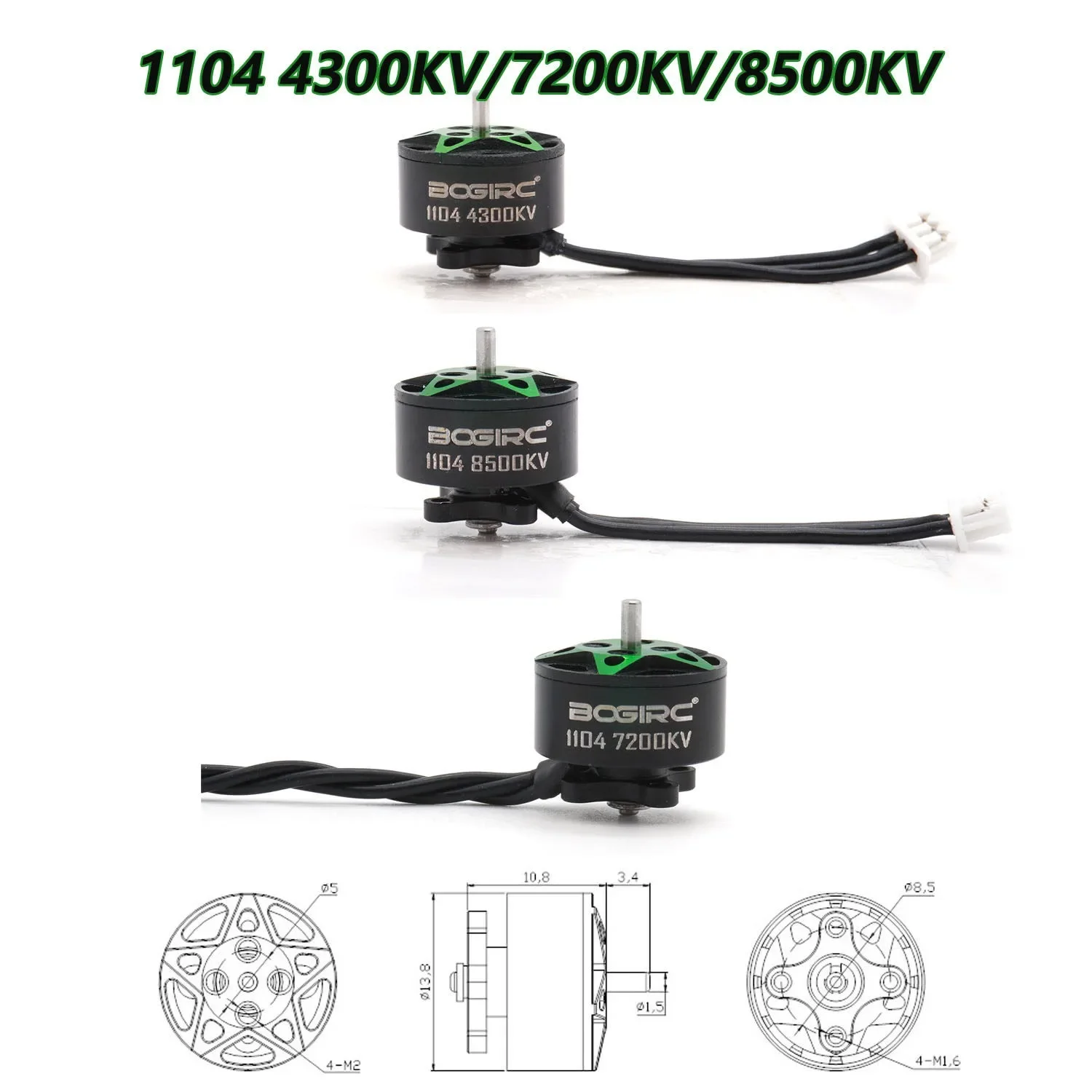 RC FPVモーター 1103 8000/11000KV 1 - Drone Motor Rc Car のレビューと価格