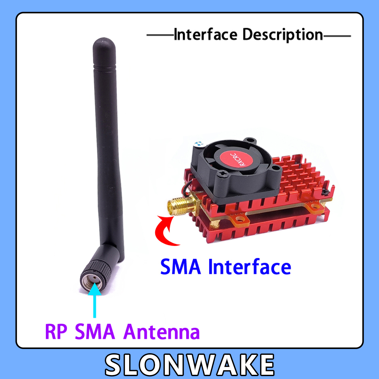 SLONWAKE 5.8G 2W VTX FPV 1800T - Drone Kf Rc のレビューと価格