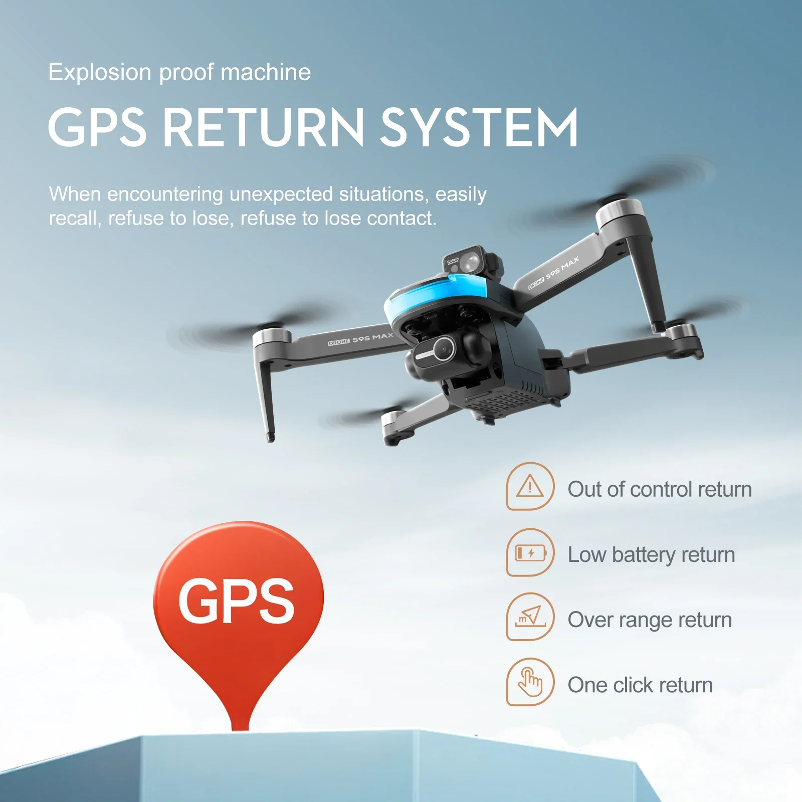新しい S9S MAX ミニドローン 4K 2 軸 PTZ  - Drone Kf Rc のレビューと価格