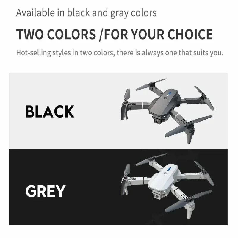 E88ミニドローン 4K HDカメラ WiFi FPV 折り - Drone E88 Rc Quadcopter のレビューと価格