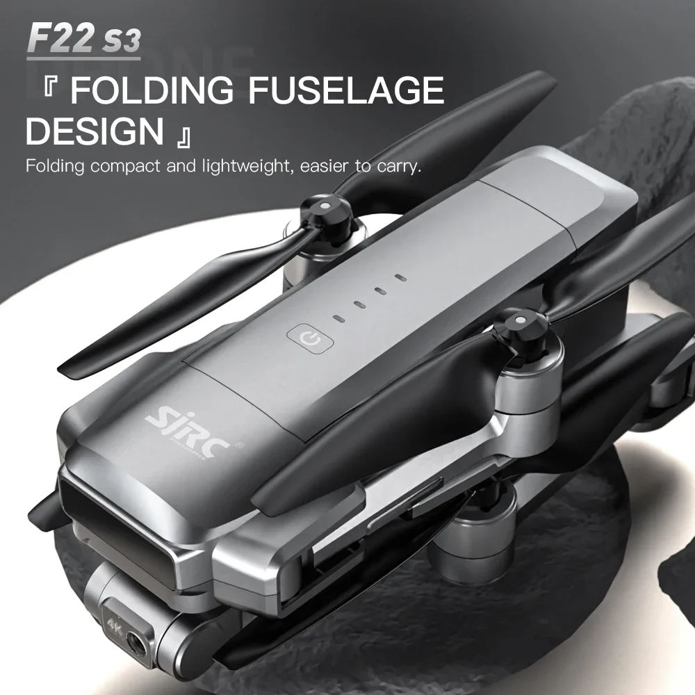 SJRC F22 S3 pro 折りたたみ式RCクアッドコプ - Drone Sjrc のレビューと価格