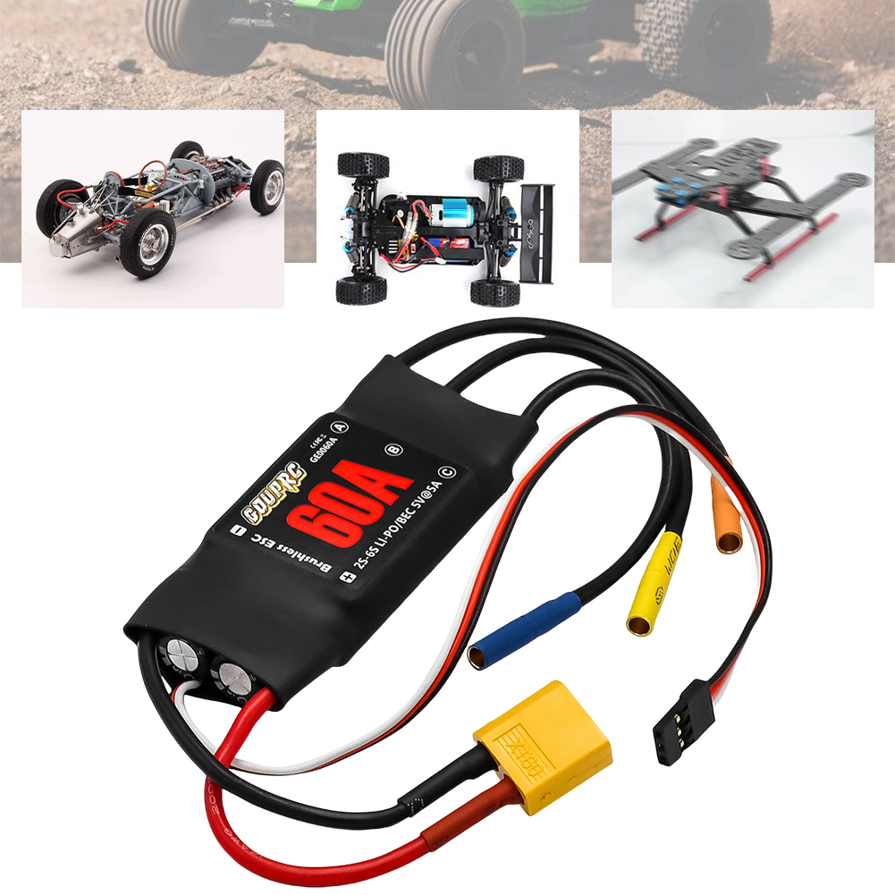 60A ブラシレス電子コントローラー 5V/7A BEC & - Drone Helicopter Rc のレビューと価格