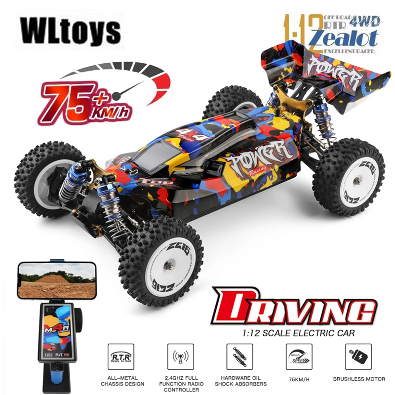 Wltoys-子供と大人のための電気レーシングカーのおもちゃ - Rc Drift Car Kit のレビューと価格