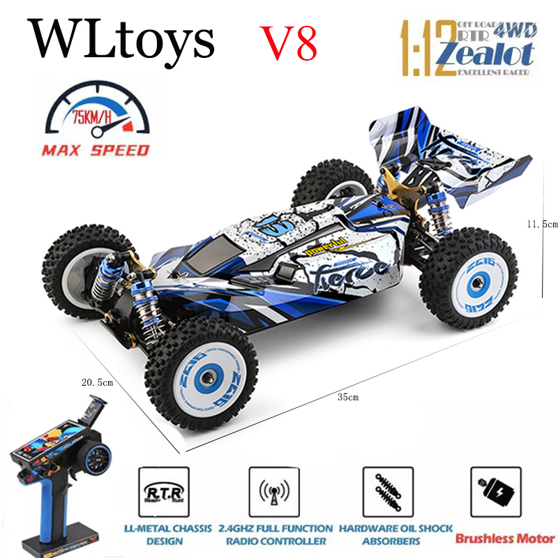 Wltoys-子供と大人のための電気レーシングカーのおもちゃ - Rc Drift Car Kit のレビューと価格