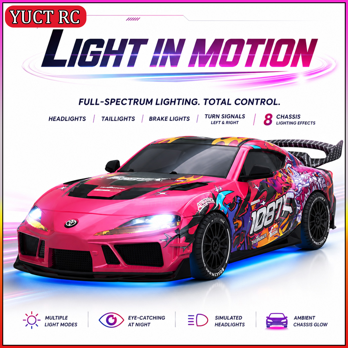 JXC SP4301 1087X スープラ 1/43 ミニR - Rc Drift Car Kit のレビューと価格