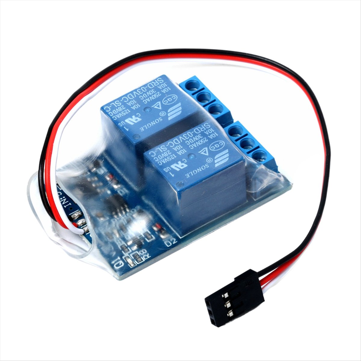 TCE 5V 10A 2チャンネル産業用PWMリレーモジュー - Drone Two Rc Way のレビューと価格
