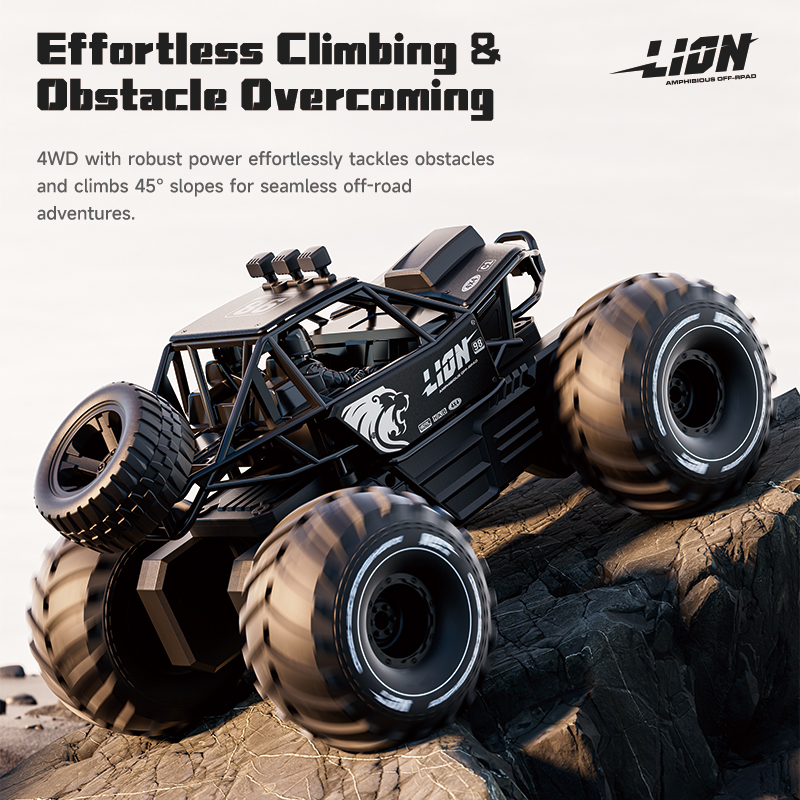 水陸両用4WD RCクローラー 40分走行時間 ラジコンカー - Drone Or Rc Car のレビューと価格