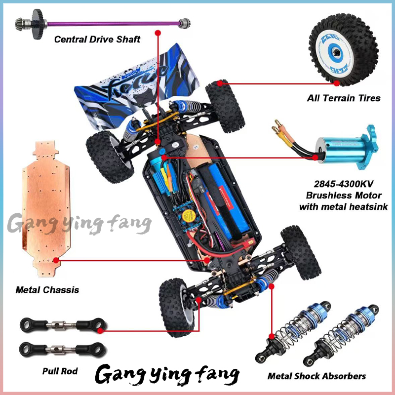 1/12 124017 Wltoys -V8 2.4G レー - Rc Drift Car Kit のレビューと価格
