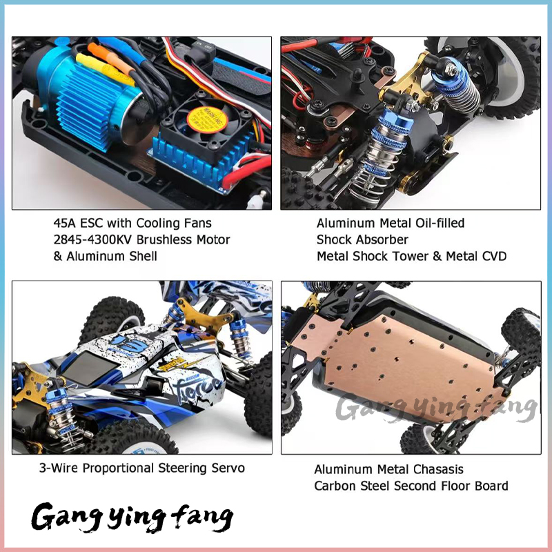 1/12 124017 Wltoys -V8 2.4G レー - Rc Drift Car Kit のレビューと価格