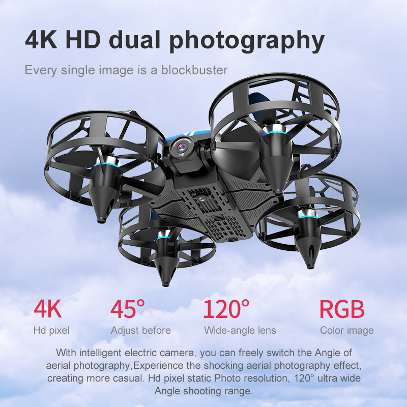 新型ミニドローン 812PRO プロ仕様 HD空撮ドローン  - Drone Kf Rc のレビューと価格