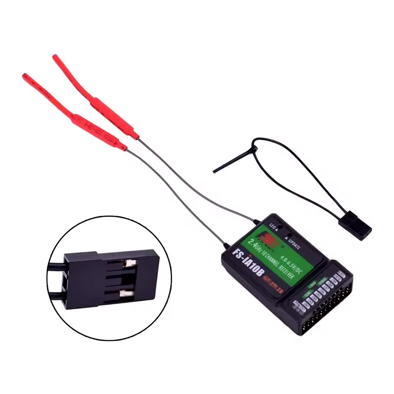 Flysky FS-iA10B 2.4G 10チャンネル受信 - Drone Helicopter Rc のレビューと価格