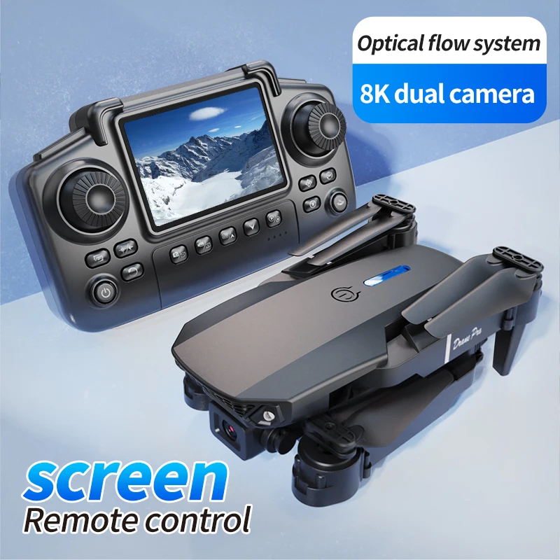 E88 PRO ドローン スクリーン付き 4K HD カメラ - Drone E88 Rc Quadcopter のレビューと価格